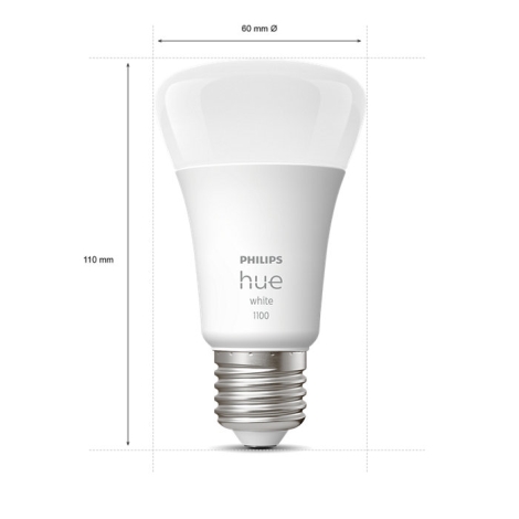 Samuel Paradox koper Dimbare LED Lamp Philips Hue WHITE E27/9,5W/230V 2700K | Lampenmanie