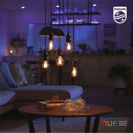 Dimbare LED Lamp Philips Hue WHITE FILAMENT A60 E27/7W/230V 2100K