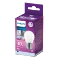 Dimbare LED Lamp Philips P45 E27/4,5W/230V 4000K