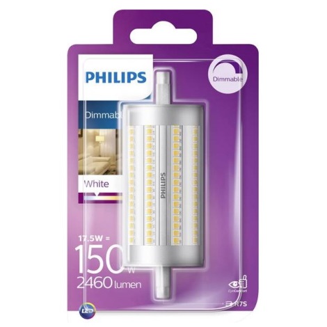Dimbare LED Lamp Philips R7s/17,5W/230V 3000K 118 mm