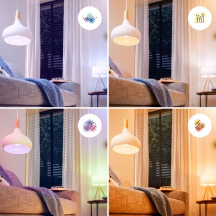 LED RGB dimbare lamp Philips SMART P45 E14/4,9W/230V 2200-6500K CRI 90