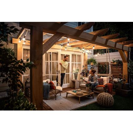 Dimbare LED Lamp Philips Warm Glow E27/8W/230V 2200-2700K