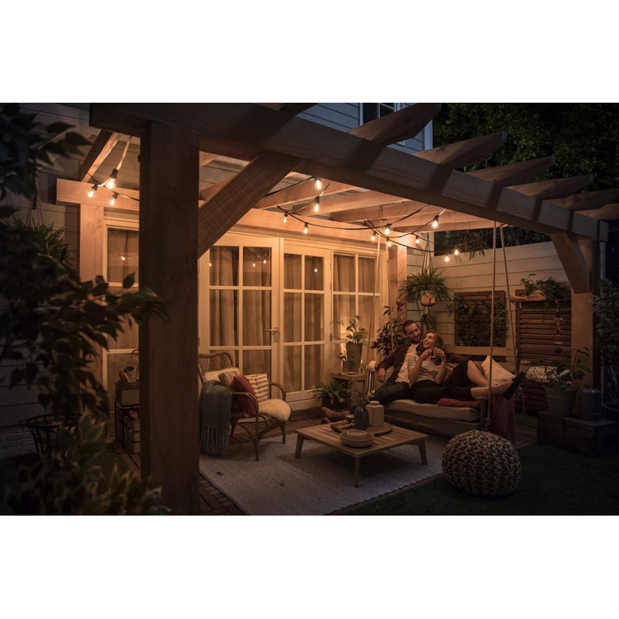 Dimbare LED Lamp Philips Warm Glow E27/8W/230V 2200-2700K