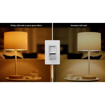 Dimbare LED Lamp Philips Warm Glow E27/8W/230V 2200-2700K