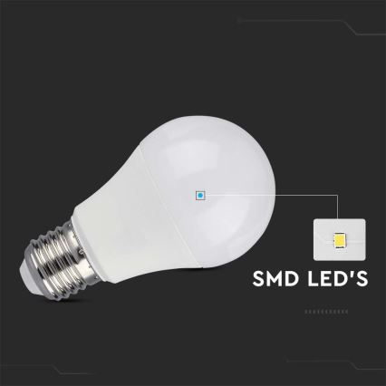 Dimbare LED Lamp SAMSUNG CHIP A60 E27/11W/230V 3000K