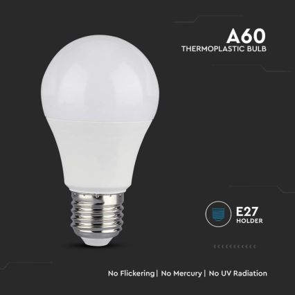 Dimbare LED Lamp SAMSUNG CHIP A60 E27/11W/230V 3000K