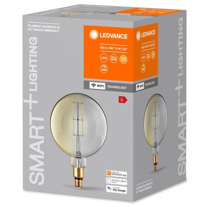 Dimbare LED Lamp SMART+ GLOBE G200 E27/6W/230V 2500K Wi-Fi - Ledvance