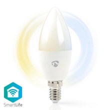 Dimbare LED Lamp SmartLife E14/4,5W/230V Wi-Fi 2700-6500K