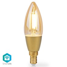 Dimbare LED Lamp Smartlife E14/4,9W/230V 1800-3000K Wi-Fi Tuya