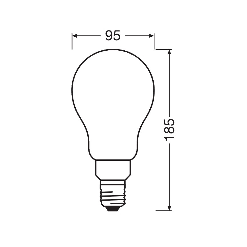 Dimbare LED-lamp STAR E27/24W/230V 4000K - Osram