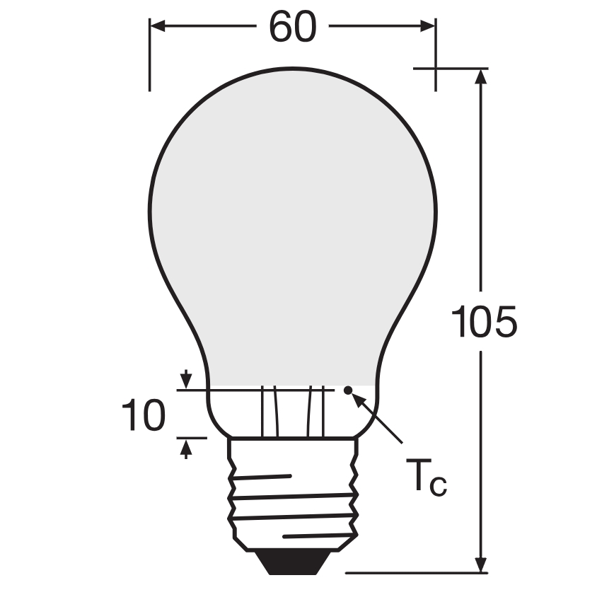 Dimbare LED lamp SUPERSTAR CLASSIC A60 E27/4,8W/230V 4000K - Osram