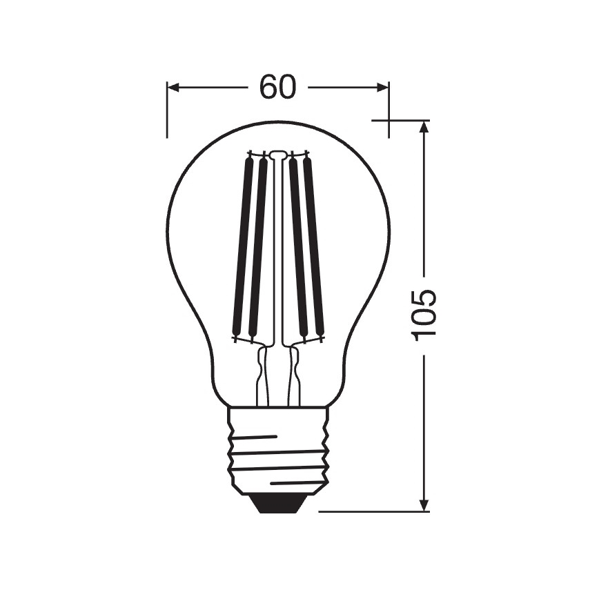 Dimbare LED-lamp SUPERSTAR VINTAGE E27/11W/230V 4000K - Osram