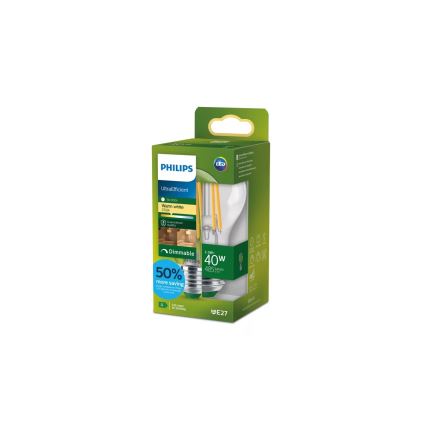 Dimbare LED-lamp ULTRAEFFICIENT VINTAGE Philips A60 E27/2,3W/230V 2700K