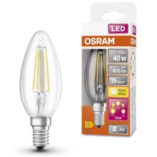 Dimbare LED Lamp VINTAGE B35 E14/4W/230V 2700K - Osram