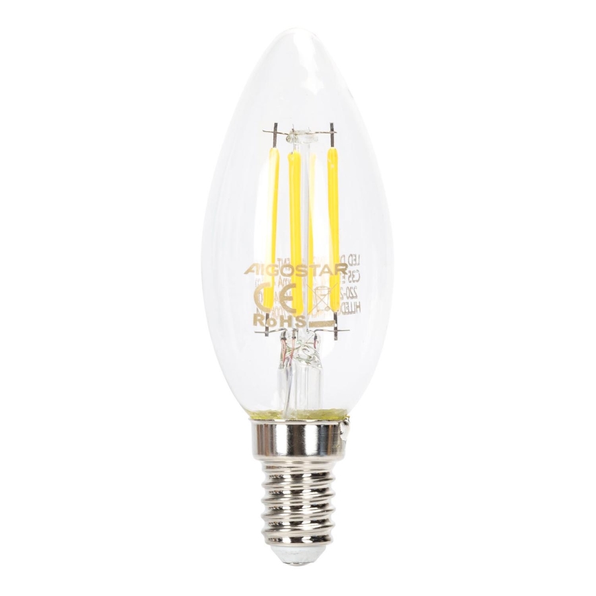 Dimbare LED Lamp VINTAGE C35 E14/4W/230V 6500K - Aigostar