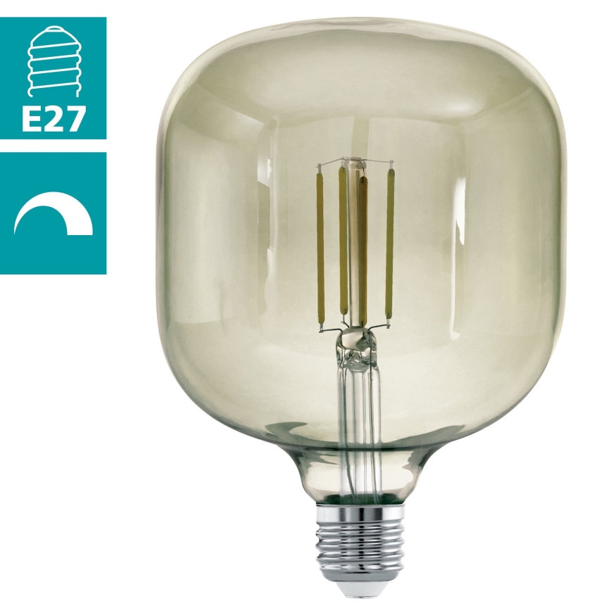 Dimbare LED Lamp VINTAGE E27/4W/230V 3000K  - Eglo 12597