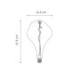 Dimbare LED Lamp VINTAGE EDISON E27/3W/230V 2200K