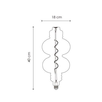 Dimbare LED Lamp VINTAGE EDISON E27/4W/230V 2200K CRI 90