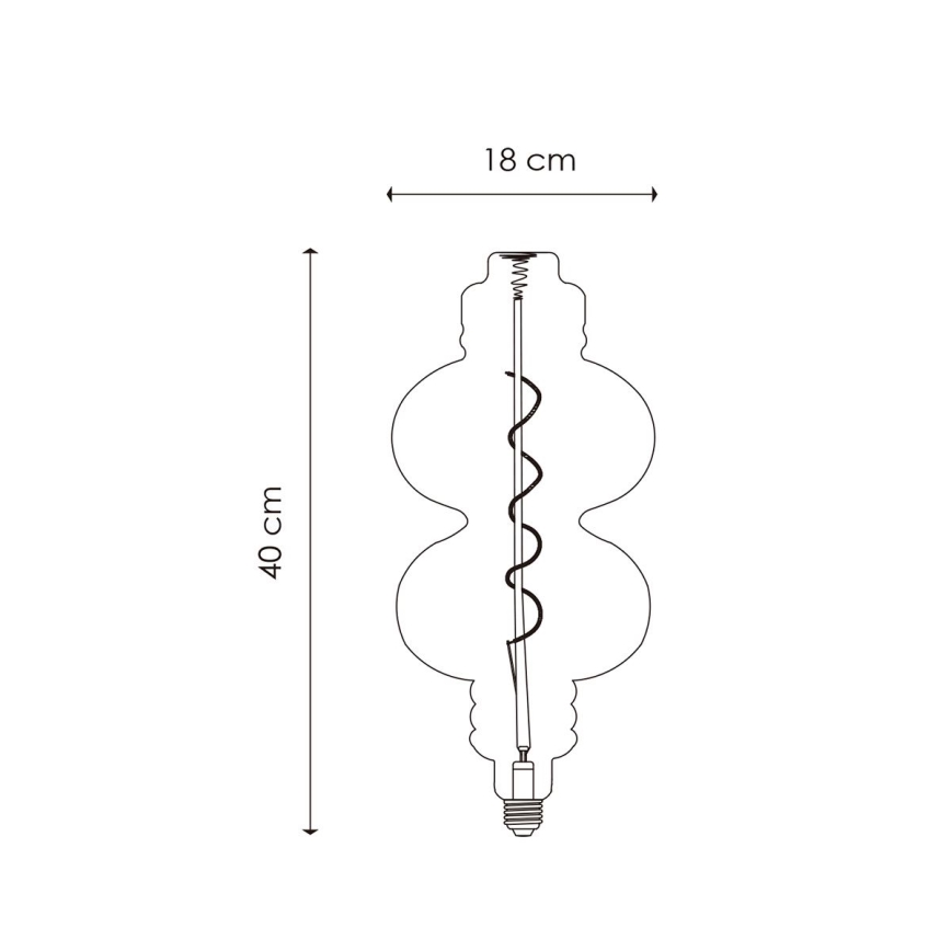 Dimbare LED Lamp VINTAGE EDISON E27/4W/230V 2200K CRI 90