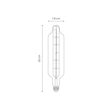 Dimbare LED Lamp VINTAGE EDISON E27/5W/230V 1800K