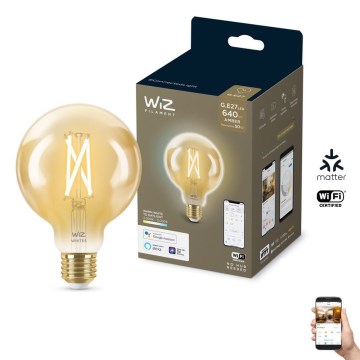 Dimbare LED Lamp VINTAGE FILAMENT G95 E27/6,7W/230V 2000-5000K CRI 90 Wi-Fi - WiZ
