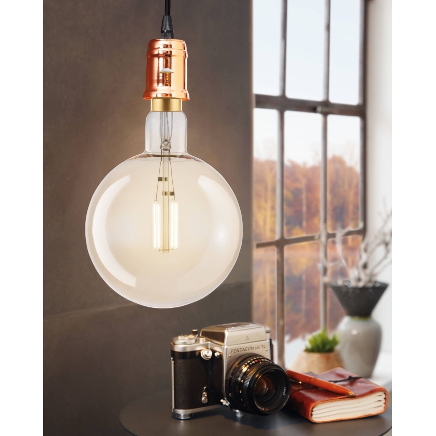 Dimbare LED Lamp VINTAGE G200 E27/4W/230V 2200K - Eglo 12593