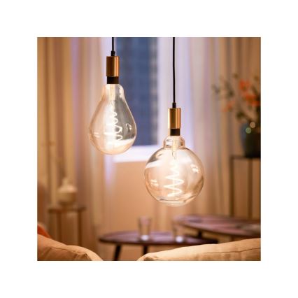 Dimbare LED Lamp VINTAGE FILAMENT G200 E27/6W/230V 2000-5000K CRI 90 Wi-Fi - WiZ