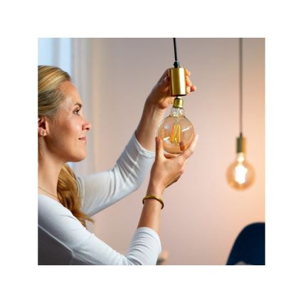 Dimbare LED Lamp VINTAGE FILAMENT G95 E27/6,7W/230V 2000-5000K CRI 90 Wi-Fi - WiZ