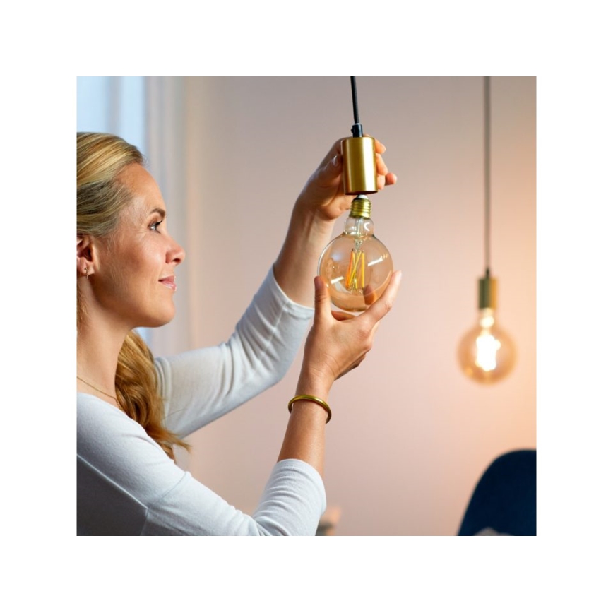 Dimbare LED Lamp VINTAGE FILAMENT G95 E27/6,7W/230V 2000-5000K CRI 90 Wi-Fi - WiZ