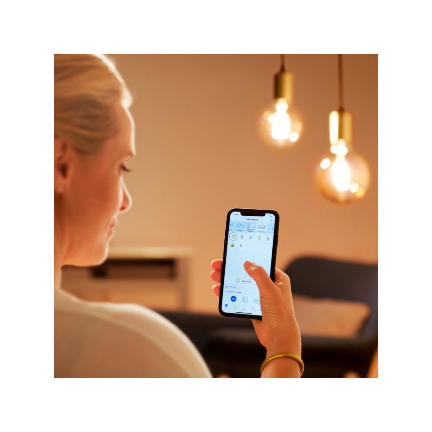 Dimbare LED Lamp VINTAGE FILAMENT G95 E27/6,7W/230V 2000-5000K CRI 90 Wi-Fi - WiZ