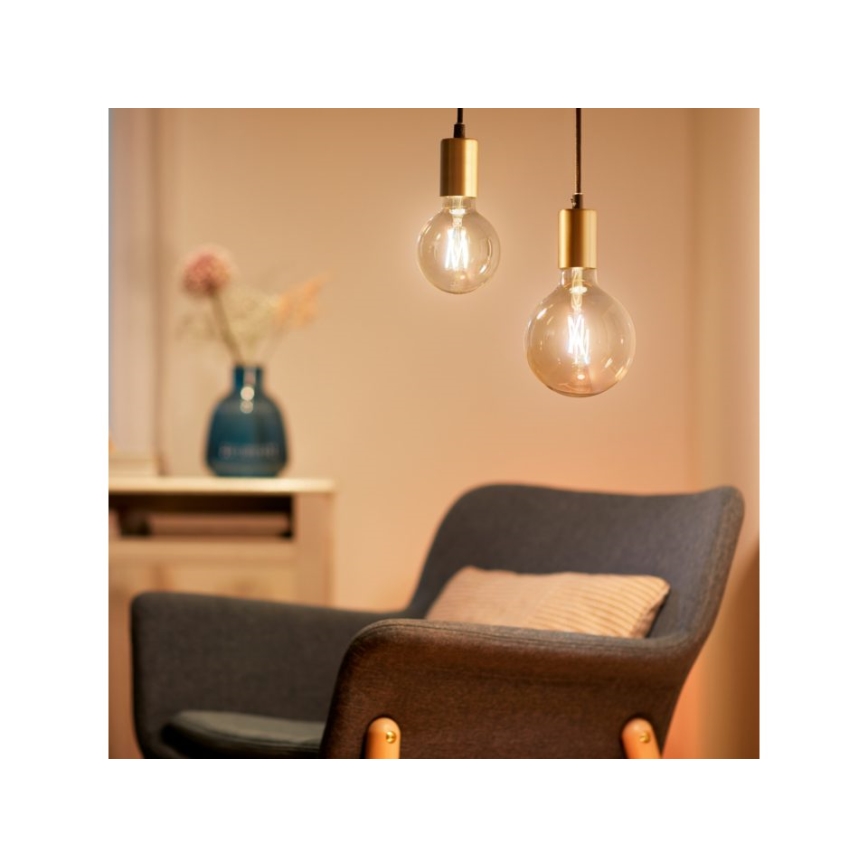 Dimbare LED Lamp VINTAGE FILAMENT G95 E27/6,7W/230V 2000-5000K CRI 90 Wi-Fi - WiZ