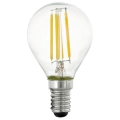 Dimbare LED Lamp VINTAGE P45 E14/4W/230V 2700K - Eglo 11754