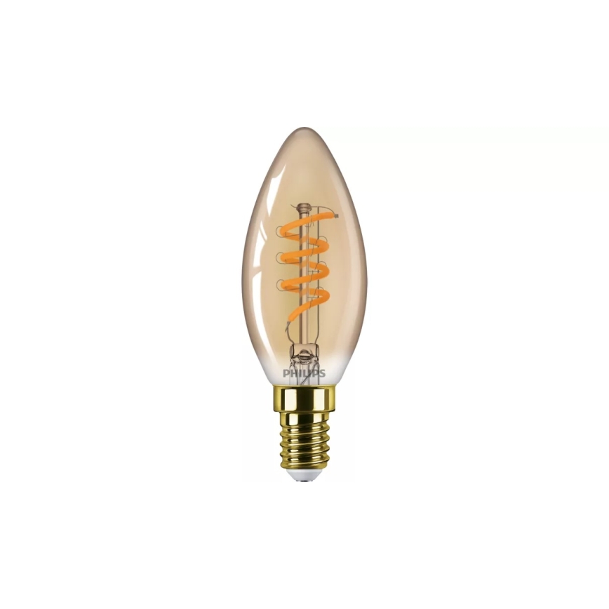 Dimbare LED-lamp VINTAGE Philips E14/2,5W/230V 1800K