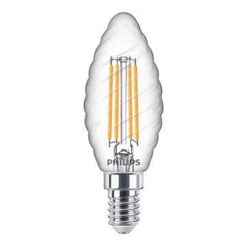 Dimbare LED Lamp VINTAGE Philips E14/4,5W/230V 4000K