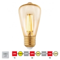 Dimbare LED Lamp VINTAGE ST48 E27/3W/230V 2200K - STEPDIMMING - Eglo 12521