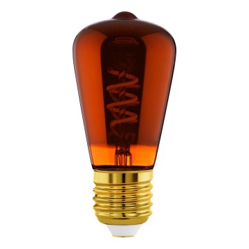 Dimbare LED-lamp VINTAGE ST48 E27/4W/230V 2000K rood - Eglo 110199