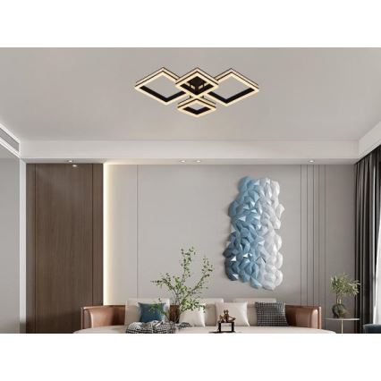 Dimbare LED-opbouwplafondlamp 175W/230V 3000-6500K + afstandsbediening