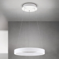Dimbare LED-pendellamp aan kabel KOLK LED/40W/230V 2700/3000/4000K ø 40 cm wit