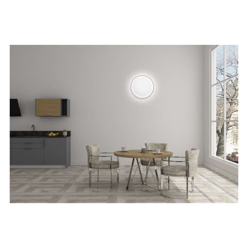 Dimbare LED Plafond Lamp LED/24W/230V + afstandsbediening rond