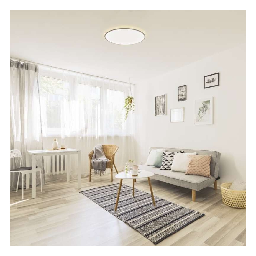 Dimbare LED Plafond Lamp LED/24W/230V + afstandsbediening rond