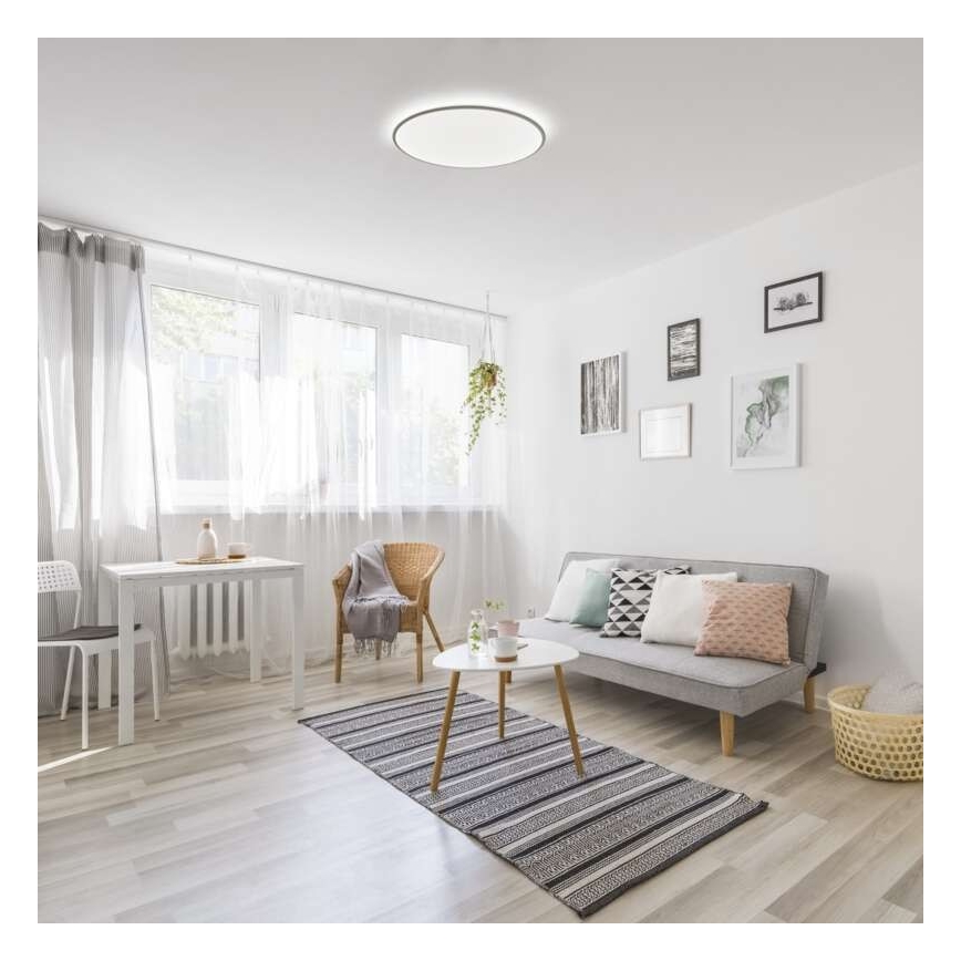 Dimbare LED Plafond Lamp LED/24W/230V + afstandsbediening rond