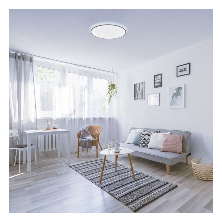 Dimbare LED Plafond Lamp LED/24W/230V + afstandsbediening rond