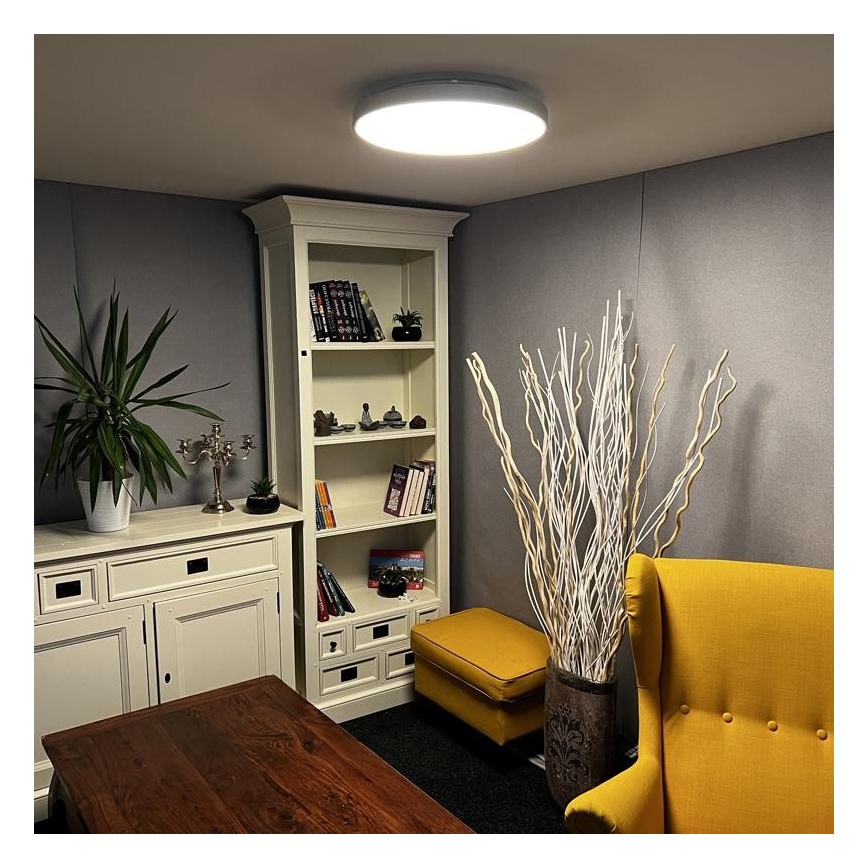 Dimbare LED Plafond Lamp LED/48W/230V 2700-6500K Wi-Fi Tuya + afstandsbediening