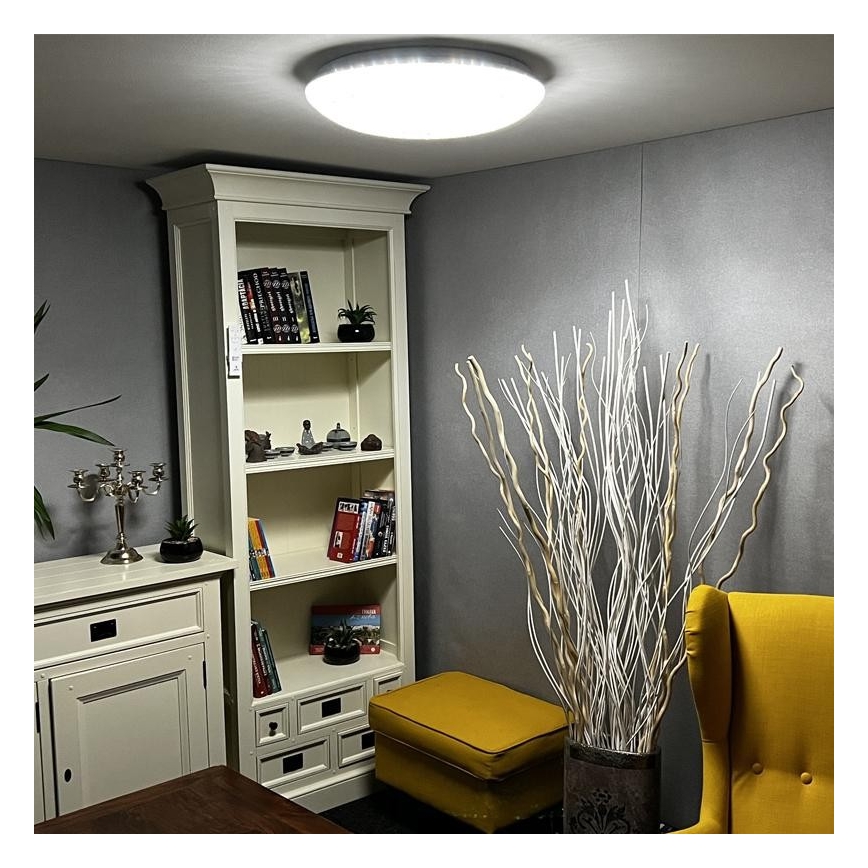 Dimbare LED Plafond Lamp LED/48W/230V 2700-6500K Wi-Fi Tuya + afstandsbediening