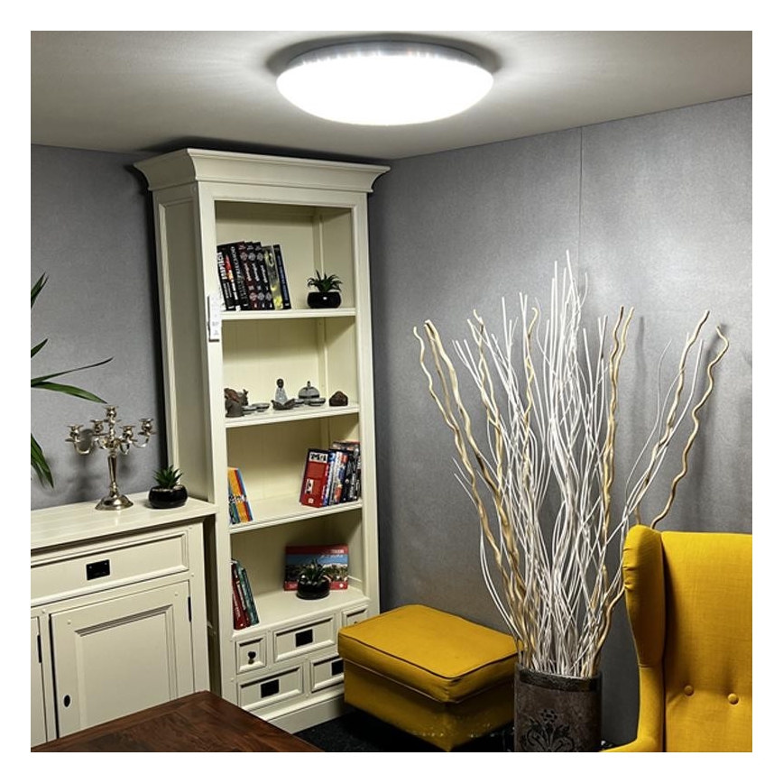 Dimbare LED Plafond Lamp LED/48W/230V 2700-6500K Wi-Fi Tuya + afstandsbediening