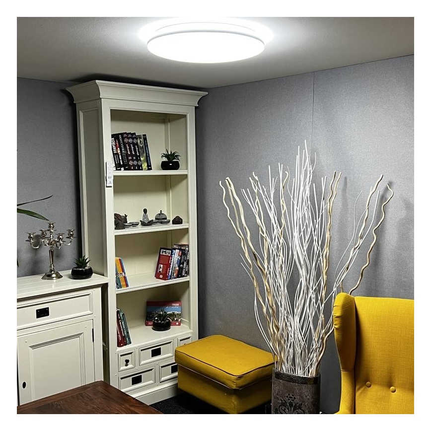 Dimbare LED Plafond Lamp LED/48W/230V 2700-6500K Wi-Fi Tuya + afstandsbediening