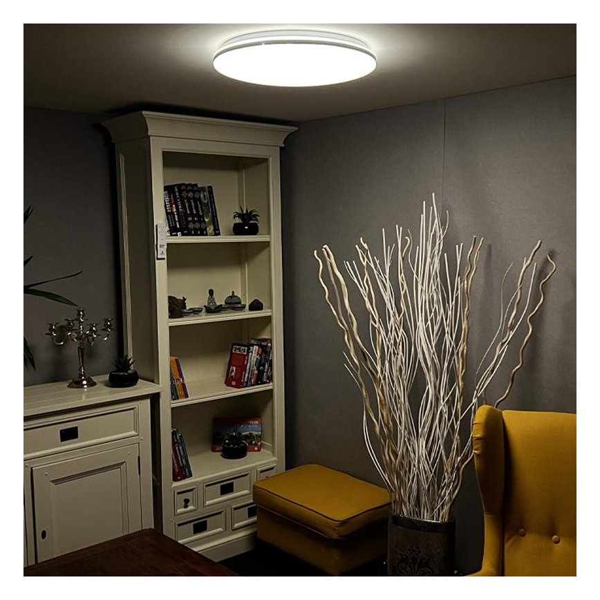 Dimbare LED Plafond Lamp LED/48W/230V 2700-6500K Wi-Fi Tuya + afstandsbediening
