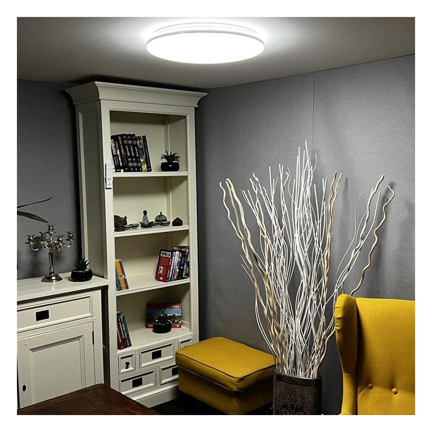 Dimbare LED Plafond Lamp LED/48W/230V 2700-6500K Wi-Fi Tuya + afstandsbediening