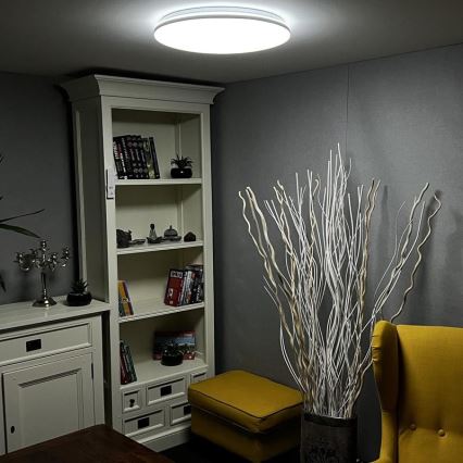 Dimbare LED Plafond Lamp LED/48W/230V 2700-6500K Wi-Fi Tuya + afstandsbediening