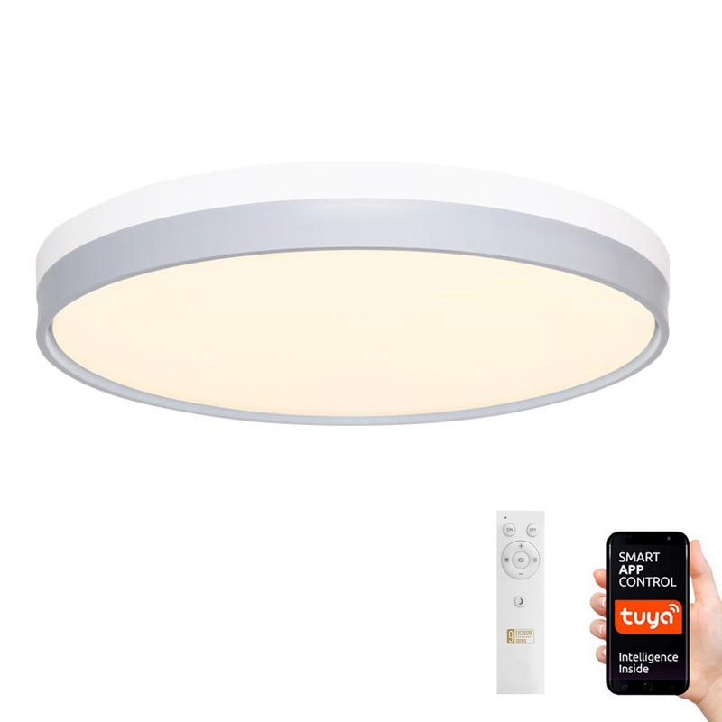 Dimbare LED Plafond Lamp LED/48W/230V 2700-6500K Wi-Fi Tuya + afstandsbediening